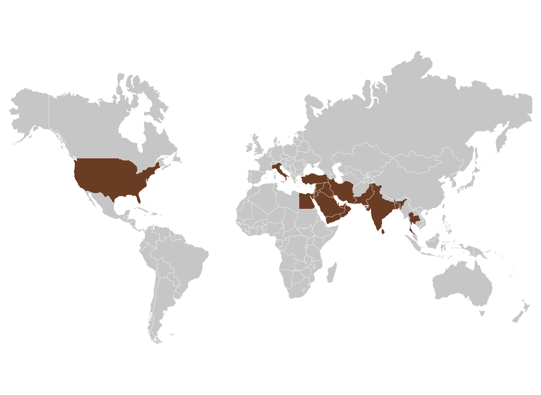 Global Presence Map